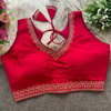Tew Heavy Pure Roman Silk Fancy Blouses Wholesale Distributors In India